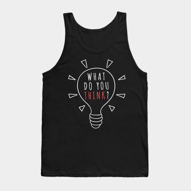 What Do You Think A Popular Meme With Amazing Aesthetic Art Tank Top by mangobanana